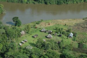 Camp Saut Athanase sur le fleuve Approuague en Guyae